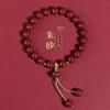 Pulsera Huiya Cristal Cinabrio Natural Pulsera de Loto para Mujer Pulsera de Arena Oro Púrpura para Regalo Venta al por Mayor Alto Contenido