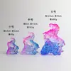 Vidrio Zibo "Fortuna Instantánea" Año del Caballo Zodiacal Adorno para Coche y Escritorio, Artesanía de Vidrio de Boshan