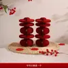 Adornos de Bola de Panal con Caracteres de Doble Felicidad para Decoración de Habitación de Boda, Decoraciones de Mesa de Compromiso y Colección de Artículos de Boda 3D de Doble Felicidad