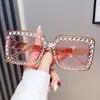 Gafas de Sol Protectoras Solares de Alta Gama con Incrustaciones de Ladrillo para Mujer, Gafas de Sol Populares de Estilo Urbano de Moda, Gafas Personalizadas Anti-UV para Viajes
