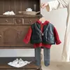 Ropa para Bebé Otoño e Invierno Conjunto de Suéter para Niña Engrosado Finales de Otoño Bebé de un Año Moda de Invierno Conjunto de Tres Piezas
