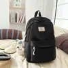 Mochila Sencilla de Lona para Hombre Estilo Japonés Mochila para Estudiante Universitario Estudiante de Preparatoria Gran Capacidad Impermeable Mochila para Estudiante de Secundaria Campus