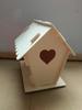 Nido de pájaro, artesanías creativas para el hogar, casa de pájaros, bricolaje, casa de madera maciza, tipo casa, decoración del hogar, adornos para el hogar