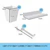 Estante de Almacenamiento de Metal con Tablero Perforado Estante Estantería Tablero Perforado Acero Inoxidable Ferretería Almacenamiento de Herramientas Tablero Colgante Pared