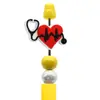 Cuentas Sueltas Populares Transfronterizas de Goma Suave de PVC Serie Médica, Cuentas Centrales, Accesorios Decorativos, Cuentas para Cuerda Médica, Cuentas para Bolígrafos, Accesorios de Manualidades