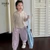 Ropa de Otoño para Niñas Yojia 2024 Nuevo Estilo Camiseta de Manga Larga con Capucha para Niña Pequeña Ropa para Niños Camiseta Interior de Otoño para Niños