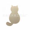 Directo de fábrica tamaño grande pequeño hecho a mano decorativo creativo pintado decoración caricatura gato gatito tablero ligero viruta de madera