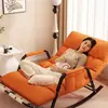 Nova Cadeira de Balanço para Uso Doméstico na Sala de Estar, Cadeira de Balanço Preguiçosa Confortável e Relaxante, Cadeira Sofá Dupla Fofa e Resistente, Poltrona Reclinável para Longas Permanências