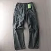Exportado para Alemão, Calças de Veludo Macio à Prova de Vento e Impermeáveis para Uso Externo Masculinas Retas de Inverno Casuais Calças Cargo com Múltiplos Bolsos