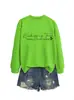 Gentileza é grátis Amazon eBay site independente moletom casual confortável feminino gola redonda manga longa para comércio exterior