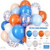 Amazon 35 Piezas Set de Globos Metálicos con Lentejuelas Fiesta Transfronteriza 12 Pulgadas Globos de Confeti Rayados Decoración de Boda