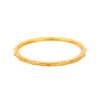 O bracelete feminino estilo Zhou Jia Shengshi Huacai Heart, com trama de losangos dourados, banhado a ouro 24k, para atacado