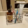 Bandeja de Almacenamiento de Acero Inoxidable Baño Cocina Sala de Estar Tocador Cosméticos Aromaterapia Adornos Bandeja de Almacenamiento Fregadero