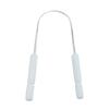 Especial transfronterizo para nuevo raspador de lengua de acero inoxidable con mango ABS raspador de lengua desodorante para adultos cepillo de lengua en forma de U