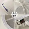 Gorra de Béisbol de Ala Dura con Bordado Lateral para Mujer, Gorra de Sombrilla de Ala Ancha Estilo Coreano para Primavera y Verano Que Hace que la Cara Parezca Más Pequeña, Gorra Versátil de Pico de Pato