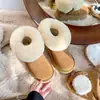 Botas de Nieve de Suela Gruesa para Mujer 2026 Nuevas de Invierno con Felpa Gruesa Cálidas Piel y Piel Sintética Integradas Botas Cortas Uso Bidireccional Botas de Algodón del Noreste