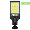 Luminária de Rua LED Solar para Exterior Jardim Pátio Sensor Luz de Parede Iluminação de Estrada Rural Luz de Atmosfera para Cerca