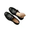 Mocasines populares de cuero para mujer, nuevos zapatos de cuero retro estilo británico otoño 2026, zapatos de vestir versátiles