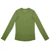 Camiseta de Manga Larga Secado Rápido Protección Solar de Lana Merino Lost Sheep, Camiseta Térmica Base Deportiva para Exteriores de Lana Merino para Mujer