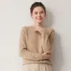 26 Outono/Inverno Novo Suéter Feminino Gola Redonda Espesso 100% Cashmere Malha Solta Camisa Base Camada Interna Top
