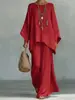 Conjunto de Moda Casual para Mujer Amazon Transfronterizo Europeo y Americano 2026, Top de Mezcla de Lino Color Sólido Holgado y Pantalones de Pierna Ancha