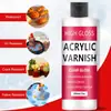 Enfeites de Figuras Fluidas, Tinta Protetora para Acessórios, Alto Brilho, Alta Transparência, Selante, À Prova d'Água, Resistente ao Calor, Resistente a Rachaduras, Verniz Acrílico