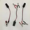 Clip de batería de coche a encendedor de cigarrillos Cable convertidor de batería de coche Clip de cable de alimentación de arranque de emergencia
