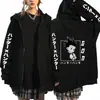 Suéter con capucha estampado de Cazador a Tiempo Completo de Anime HUNTER x HUNTER Venta Caliente Transfronteriza Cardigan Holgado Casual