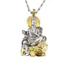 Colgante de Buda de Latón Guanyin Mil Manos Colgante Tathagata Gran Sol Manjusri Pusa Collar Decorativo Accesorios Combinables Artesanías