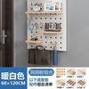 Estantería de pared para equipo deportivo de yoga en casa, tablero de cueva de madera maciza para fitness, estante de almacenamiento en pared