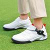Sapatos de Golfe Masculinos Impermeáveis Sem Pregos Fivela Giratória Antiderrapante Sapatos de Golfe Femininos Tênis Outdoor para Homens e Mulheres