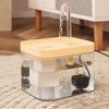 Dispensador de agua para gatos, dispensador de agua con flujo de circulación automática, dispensador de agua corriente, bebedero para gatos y perros, comedero, primera generación de pelo