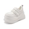 Mocasines de Estilo Británico para Mujer Primavera 2026 Suela Gruesa Versátil Plataforma Zapatos de Piel para Mujeres Bajitas con Aumento Oculto de Altura