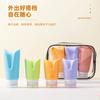 Botella Dispensadora de Silicona para Viaje, Portátil Champú, Cosméticos, Gel de Ducha, Botella Pequeña, Loción, Crema de Manos, Botella Vacía