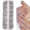 Joyería para decoración de uñas, mixta, Internet Celebrant, resina explosiva, fondo plano, forma especial, diamante, mini, tamaño pequeño, acrílico, accesorios para decoración de uñas con diamantes