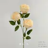 Arranjo de Chão com Flores Artificiais Cor de Champanhe, Rosa de Casamento, Hortênsia, Material de Flores para Corredor de Teto, Arranjo de Decoração para Auditório