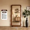 Espejo de cuerpo entero estilo vintage, espejo de pie, espejo de tocador para el hogar, espejo de pared para habitaciones de niñas, nuevo modelo 2026, espejo de vestidor