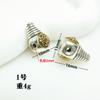 Cuentas de cintura de tres vías incrustadas de dos colores Cuentas de plata del Tíbet en vivo con productos Accesorios de comercio electrónico estilo nacional DIY Accesorios al por mayor