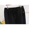 Pantalones Casuales Holgados Skinny para Mujer Talla Plus, Cintura Elástica, Pantalones Harem Rectos Elásticos, Talla Extra Grande