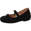 Sapatos de Feijão com Solado Macio para Primavera e Outono de 2025 com Sapatos de Saia Sapatilhas de Ballet Francesas para Noite Mary Jane Sapatos Femininos