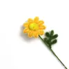 Flor de Felpa Giratoria de Venta Caliente Transfronteriza, Flor Artificial Manzanilla, Flor Artificial Hecha a Mano, Recuerdo para Fotografía, Regalo de Vacaciones