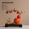 Behanmei Novo Estilo Chinês Tudo é Melhor Enfeites de Caqui Decoração para Casa Sala de Estar Gabinete de TV Gabinete de Vinho Presente de Inauguração