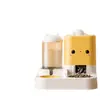 Dispensador de agua para gatos, comedero para perros, alimentador automático, inalámbrico, no eléctrico, alimentación y bebida automáticas, previene el mojado de la boca