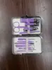 Conjunto de Cortadores de Unha para Uso Doméstico, Cortadores de Unha, Ferramentas de Pedicure, Kit de Manicure e Cuidados com as Unhas, Armazenamento de Cortadores de Unha