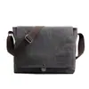 Bolso cruzado para hombre transfronterizo Bolso mensajero vintage Bolso de hombre Bolso de lona Bolso de hombro Maletín casual para el día a día Mochila