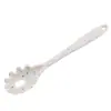 Venta al por mayor de fábrica Cuchara para Pasta con Garra de Silicona Integrada Rosa Herramienta para Servir Fideos de Cocina Utensilios de Cocina de Silicona Hogareño