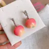 Charme Delicado e Feminino~ Brincos de Flor com Zircônia e Pérola, Brincos de Luxo Leve e de Alta Qualidade, Doces e Delicados, Brincos Versáteis para Mulheres