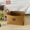 Cesta de Armazenamento de Feltro de Urso Atacado, Bolsa de Armazenamento de Mesa Tridimensional Fofa Nova, Bolsa de Armazenamento Portátil para Camping