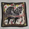 Pañuelo cuadrado estampado de leopardo bufanda coreana femenina de seda versátil pañuelo para el pelo bufanda retro flor de anacardo pañuelo cuadrado pequeño venta al por mayor