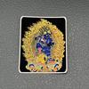 Traçando ouro thangka pintura zakilam vida passada oito guardião raposa raposa pintada à mão thangka pintura núcleo lona especial